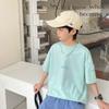 [Beneficios de Código Rompedor] Camisetas de Manga Corta de Verano Estilo Coreano para Niños Haima Ropa de Verano Estilo Occidental Ropa para Niños Algodón Puro