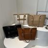 Bolso de Hombro Casual de Moda de Gran Capacidad Retro Europeo y Americano Bolso de Mujer 2024 Nueva Moda Elegante Estilo Extranjero Bolso Tote