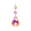 Cross-border temu luz do sol apanhador dois contas octogonais pingente AB lâmpadas de cor jardinagem árvore de Natal decoração de casamento pingente
