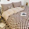 Juego de sábanas casual de cuatro piezas para cama, juego de cama de exportación personalizado, ropa de cama de invierno de cuatro piezas, juego de cuatro piezas para cama transfronterizo, personalizado