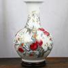 Jarrón pequeño de cerámica Jingdezhen con forma de tesoro amarillo, para sala de estar, mueble de TV, decoración del hogar, adornos.