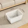 Cesta de almacenamiento para artículos varios y bocadillos transfronterizos, caja organizadora de juguetes, cesta de almacenamiento para gabinete doméstico, cesta perforada para almacenamiento de verduras de cocina