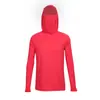 Nova Roupa de Pesca com Capuz Masculina para Exterior Transfronteiriça, Roupa de Proteção Solar para Praia, Caminhada e Pesca, Roupa Justa ao Corpo