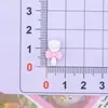 Tenedor Cuchara Rosa Mini Accesorios de Resina Cuchara de Amor Pequeña Pasador Funda de Teléfono Muñeca de Juguete Materiales para Accesorios