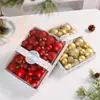 Decoraciones Navideñas Transfronterizas Colgantes de Bolas Navideñas 42 Colgantes de Escena Navideña Colgantes de Caja de Árbol de Navidad