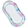 Fábrica de Yiwu Flotador Transparente con Lentejuelas para Bebé y Niños Hoja Flamenco Asiento para Bebé con Toldo