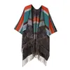 Chal de Estilo Étnico para Mujer, Bufanda, Yunnan, Tíbet, Qinghai, Ropa para Viajes y Vacaciones, Capa Larga Retro