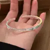 Pulsera Holdup de Plata de Ley S925 con Diamantes Flash para Mujer, Nuevo Estilo Chino, Simple, Moda, Trendy, Joyería de Mano, Versátil, Sentido de Alta Gama