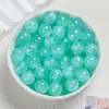 Cielo Estrellado Sirena Ji Destello Fino Resina Cuentas Redondas Cuentas Sueltas Hecho a Mano DIY Collar Pulsera de Cuentas Accesorios de Joyería Cuentas