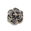 Broche de Camélia Pérola Amashte Profissional Feminino Elegante Estilo Chanel Vintage para Terno Suéter
