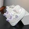 Zapatillas blancas para niñas para el verano, transpirables, marca nueva y de moda para niños, zapatos casuales versátiles, zapatos ligeros de suela suave, zapatillas deportivas