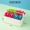 Caja de almacenamiento para tijeras preescolar escuela regalos niños escritorio herramientas de seguridad estante de almacenamiento estante para área de arte