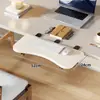 Tablero de Extensión para Hueco de Escritorio de Dormitorio, Escritorio Plegable para Computadora, Soporte para Teclado y Ratón, Estante de Almacenamiento Multifuncional sin Perforaciones