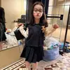 Conjunto de Dos Piezas para Niñas 2026 Academia, Chaleco Nuevo para Niños y Falda Plisada, Estilo Princesa Elegante para Niñas Dulces