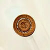 Set de 4 Posavasos Redondos de Ratán Vietnamita Tejidos a Mano para Taza de Té, Tazón, Mesa de Café, Mesa de Comedor, Set de Té al por Mayor