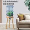 Balde de Água Mineral para Criação de Peixes, Balde de Água Purificada Convertido em um Aquário Ecológico, Aquário Criativo Feito à Mão de Chão para Decoração de Casa