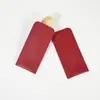 Bolsa de Empaque para Peine de Cuero PU de Alta Gama Hecha a Medida de Fábrica, Cubierta Protectora de Espejo Pequeño Portátil, Bolsa de Peine de Moda
