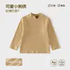 Camiseta base para niños, top para niñas, abrigo cálido para bebé estilo coreano otoño nuevo, ropa de camiseta para niños