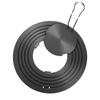 Placa multifuncional de conducción de calor para estufa de gas, placa protectora negra antiquemaduras para ollas, placa aislante para descongelación doméstica, placa de conducción de calor.