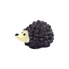 Decoração de terrário com musgo, figuras de mãe ouriço e filhote de ouriço, materiais para DIY no atacado