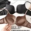 Ropa interior de mujer con estampado de leopardo retro transfronteriza dropshipping reunión para pechos pequeños anti-flacidez nuevo sujetador sexy ajustado mango