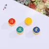 Pu Zuoqiang Conservación del Color Regalo de Luna Llena para Bebé Accesorios DIY Vibrantes y Lindos de Oro de Arena Vietnamita Pulsera Cuerda Roja para Hombres y Mujeres
