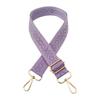 Cross-border Hot New Solid Color 3.8cm Diamond Wide Shoulder Strap Bag Acessórios Decorativos Long Strap Shoulder Crossbody Strap
