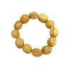 Punto escénico turismo superventas video pulsera de hueso de melocotón natural pulsera de hueso de melocotón cuentas de Bodhi Buda joyería al por mayor
