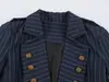 Blazer feminino listrado solto estilo europeu e americano outono 2026 cor da imagem fonte da fábrica da marca 83175