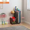 Rack de armazenamento para esportes em casa para basquete, futebol, vôlei, raquetes de badminton e equipamentos de ginástica; um rack de armazenamento e organização para bolas esportivas