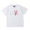 Atacado wang yibo com vlone manga curta atrás do grande v reflexivo quente broca diabo anjo amantes soltos t- shirt