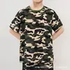 Traje Camuflado Infantil Acampamento de Verão Atividade ao Ar Livre Traje de Sapo Uniforme de Treinamento Camuflado Estudantil em Estoque Roupa Estilo Militar Infantil