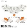 Nova Forma de Bolo Dobrável de Silicone Líquido com Padrão Europeu de Cupido Anjo Molde Decorativo para Bolo de Chocolate