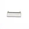 Directo de Fábrica Acero Inoxidable Base Portajoyas de Tiempo Colgante Simple Doble Colgante Rectangular Portajoyas DIY Accesorios de Joyería