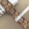 7.5CM Adornos de Encaje Estilo Étnico Accesorios de Vestuario Miao Cinta Tejida Bolsas Estilo Nacional Hanfu Código de Barras Hecho a Mano DIY