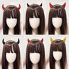 Acessórios de Halloween Adereços de Cosplay Cocar de Bruxa Diabo Tiara de Vampiro Chifres de Bezerro de Vampiro Acessórios de Cabelo