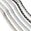 1cm Fio Duplo Tecido Ouro e Prata Tranças de Seda Estação Europeia Chanel Estilo Renda Acessórios Feitos à Mão DIY Acessórios para Cabelo Cinto Decorativo