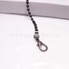 Cadena de eslabones chapada en metal Accesorios de ferretería para bolso Cadena de bolso original Cadena de eslabones de hierro de 6.0 mm con cierre de langosta