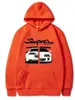 Sudaderas para Hombre Initial D Toyota Supra Anime Estampado Manga Jdm