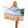 Toalla de Playa Personalizada con Patrón Impreso Digitalmente Microfibra Absorbente Toalla Deportiva Regalo Toalla Personalizada