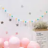 Amazon AliExpress Venda Quente Bola de Pelo Criativa Infantil Bola Decorativa Bandeira de Puxar Cortina de Bola de Pelo Bola de Chuva Faixa