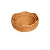 Cesta de Frutas Ratán Vietnamita Almacenamiento Cesta de Picnic Cesta de Desayuno Escritorio de Sala de Estar Bocadillos Fruta Seca Caja Creativa