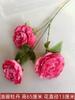 Nueva flor artificial de boda Rojo Rosa Techo de Salón de Bodas Decoración de Banquete de Boda Arreglo Floral para Camino Arreglo Floral de Piso Flor Falsa Sola