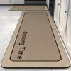 Tapetes de Piso de Barro de Diatomeas Transfronterizos para Cocina, Tapetes Absorbentes de Agua y Resistentes al Aceite, Alfombras Resistentes a las Manchas y de Fácil Cuidado, Alfombras Antideslizantes para Baño