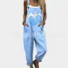 Pantalones de tirantes casuales de verano con estampado floral digital 3D para mujer, transfronterizos de Amazon Europa y América