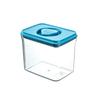 Latas de Plástico Selladas, Cajas de Almacenamiento de Granos de Grado Alimenticio, 6 Juegos de Botellas de Almacenamiento Cuadradas Giratorias de Cocina a Prueba de Humedad y para Conservar la Frescura