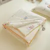 Colcha de Verano de Algodón Lavado Hilo Arrugado Clase a, Colcha de Verano Refrigerante de Algodón Seda Pluma, Colcha de Aire Acondicionado, Colcha Delgada Lavable a Máquina, Envío Transfronterizo