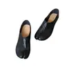 ¡Novedades de Primavera! Zapatos Retro de Casco de Cerdo con Dedos Divididos para Mujer, Nuevo Estilo Casual 2026, Aumentadores de Altura, Zapatos de Cuero de Tacón Bajo de Doble Uso