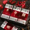 Paquete de Cien Mil Yuanes de Dinero, Bolsa Roja de Sobre, Sobre Rojo Especial para Compromiso y Boda, Sello Dorado de Regalo, Colección de Artículos para Boda