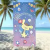 Toalla de Playa con Estampado de Perro Pudín de Sanrio, Absorbente de Agua, Secado Rápido, Fibra Ultrafina, Toalla de Baño para Vacaciones, Directo de Fábrica